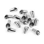 Set 2 terminatii metalice pentru snur 3 mm Argintiu fotografia produsului View 2 S