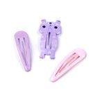 Set 3 agrafe pentru par clic clac 5 cm Hamster fotografia produsului