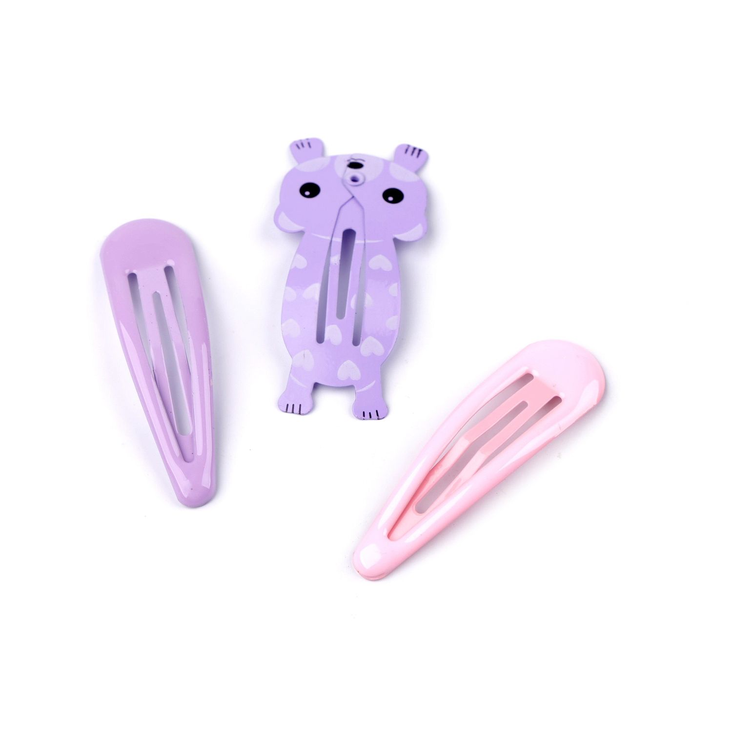 Set 3 agrafe pentru par clic clac 5 cm Hamster fotografia produsului