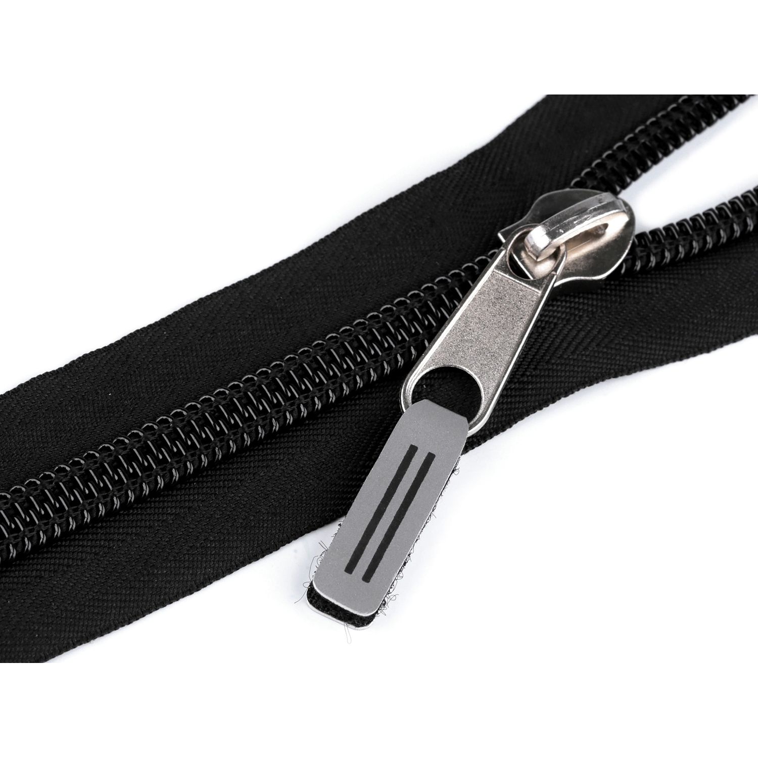 Tragator fermoar cu velcro 37 mm Gri reflectorizant fotografia produsului View 2 L