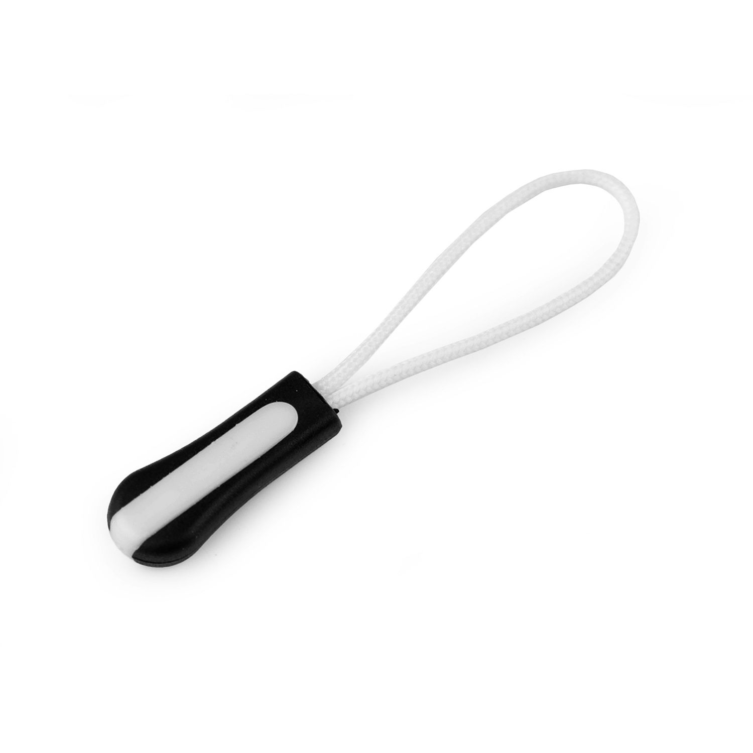 Tragator pentru fermoar 65 mm Kyrra, Negru alb fotografia produsului