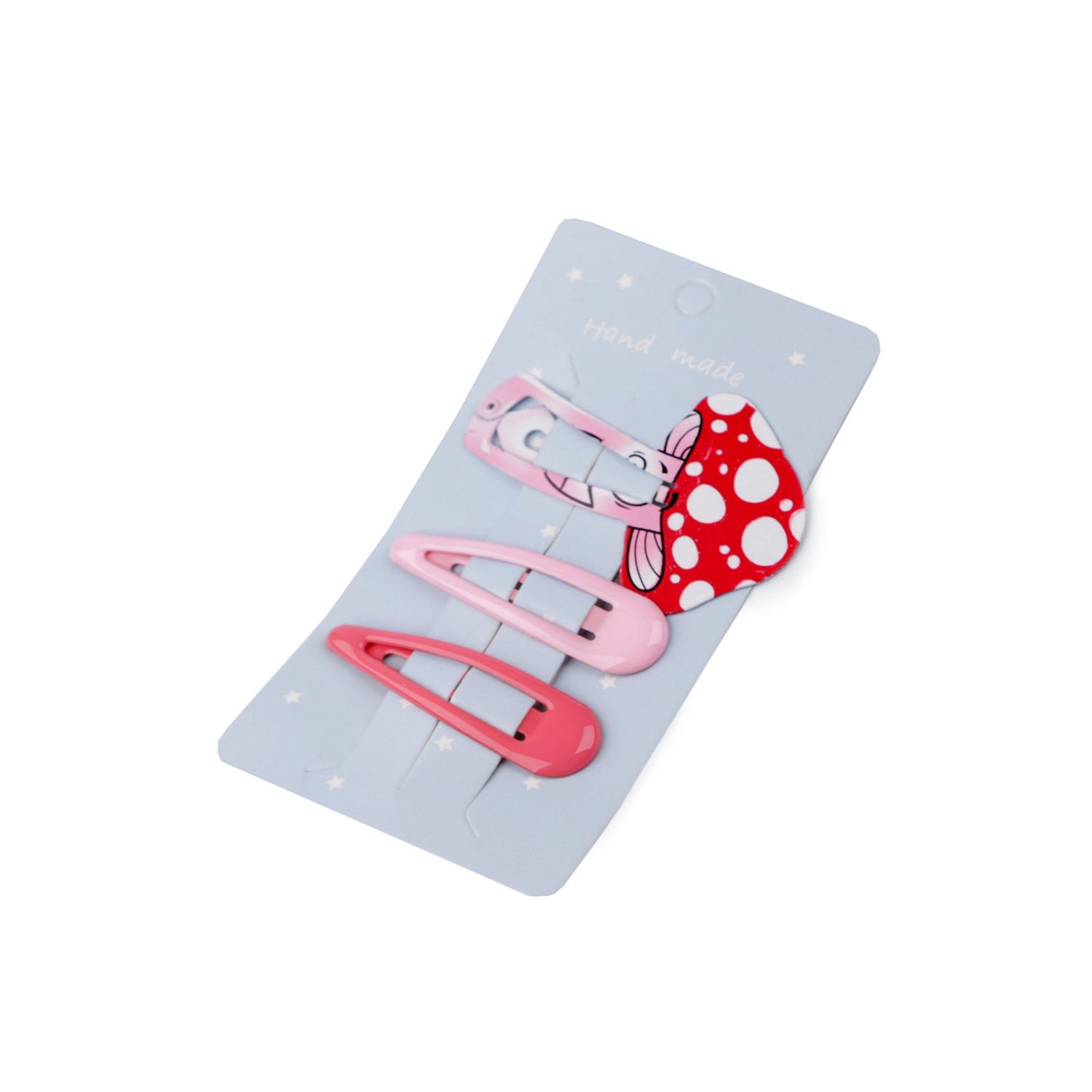 Set 3 agrafe pentru par clic clac 5 cm Ciupercuta fotografia produsului View 2 L