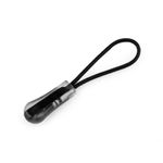 Tragator pentru fermoar 65 mm Kyrra, Negru transparent fotografia produsului