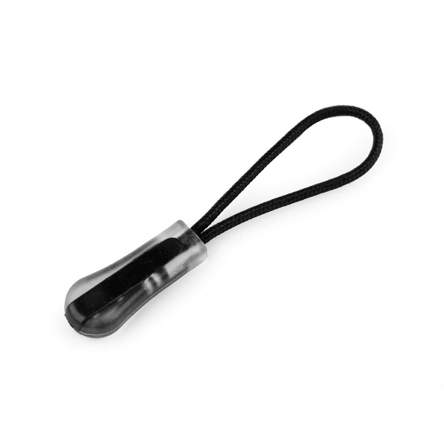 Tragator pentru fermoar 65 mm Kyrra, Negru transparent fotografia produsului