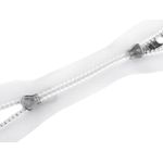 Fermoar plastic detasabil, 2 cursoare, lungime 60 cm, Transparent fotografia produsului View 3 S