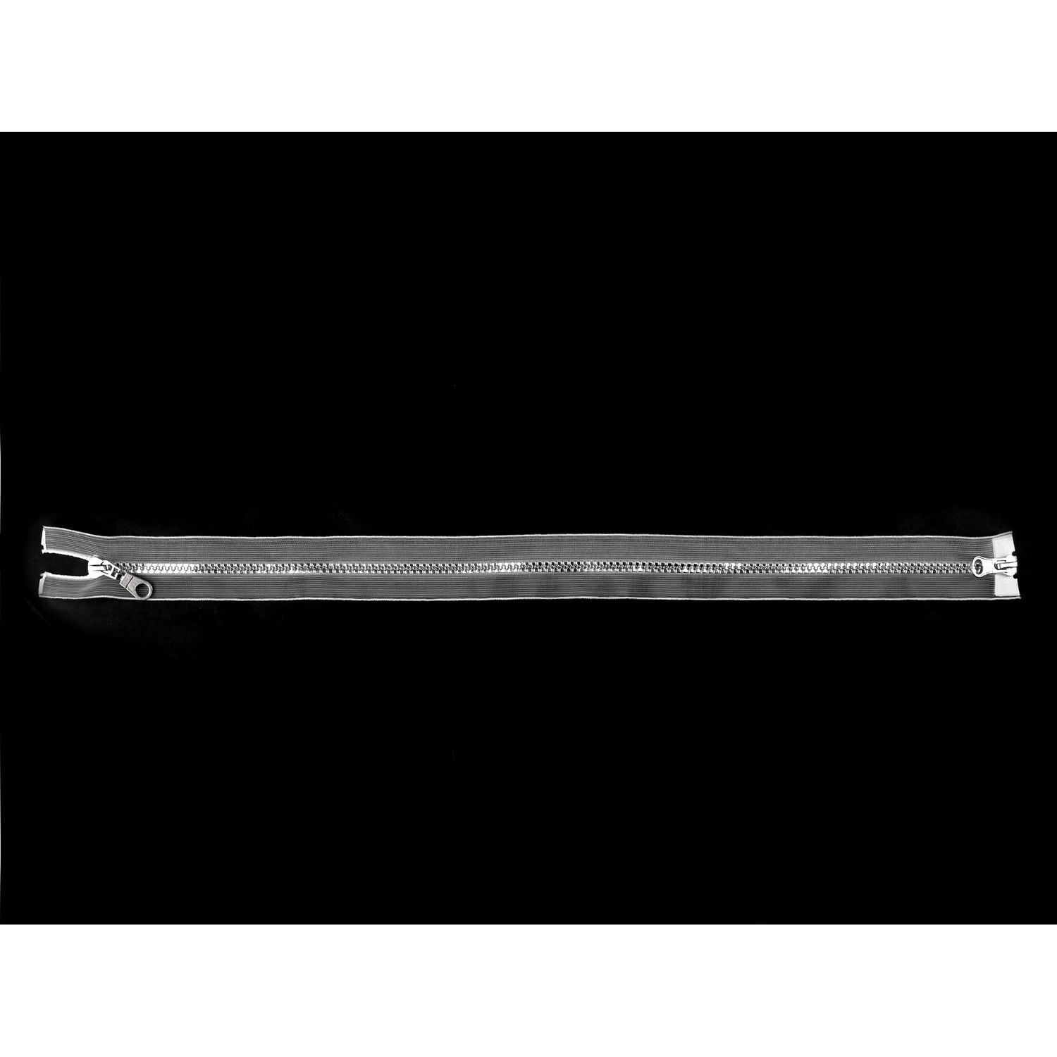 Fermoar plastic detasabil, 2 cursoare, lungime 70 cm, Transparent fotografia produsului View 7 L