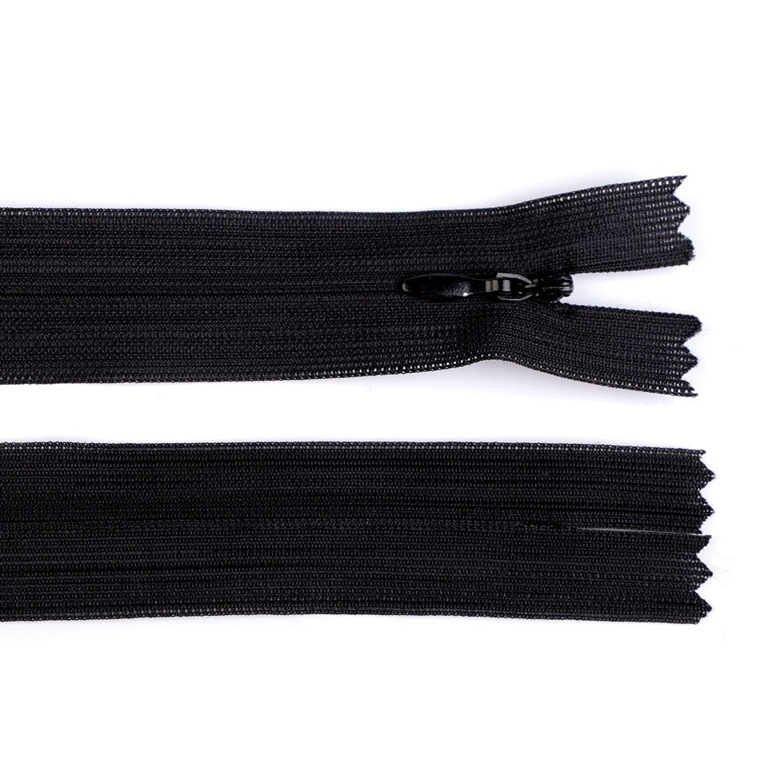 Fermoar ascuns nedetasabil, lungime 50 cm Negru fotografia produsului