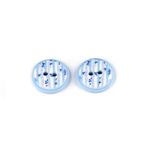 Set 5 nasturi decorativi cu 2 gauri, diametru 15.4 mm, marimea 24'', Bleu fotografia produsului