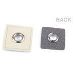 Set 2 ocheti metalici pentru cusut 30 x 30 mm, Crem fotografia produsului View 2 S