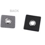 Set 2 ocheti metalici pentru cusut 30 x 30 mm, Negru fotografia produsului View 2 S
