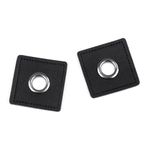 Set 2 ocheti metalici pentru cusut 30 x 30 mm, Negru fotografia produsului