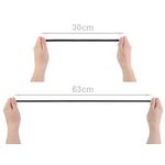Elastic simplu plat, latime 7.9 mm, lungime 5 m, Alb fotografia produsului View 2 S
