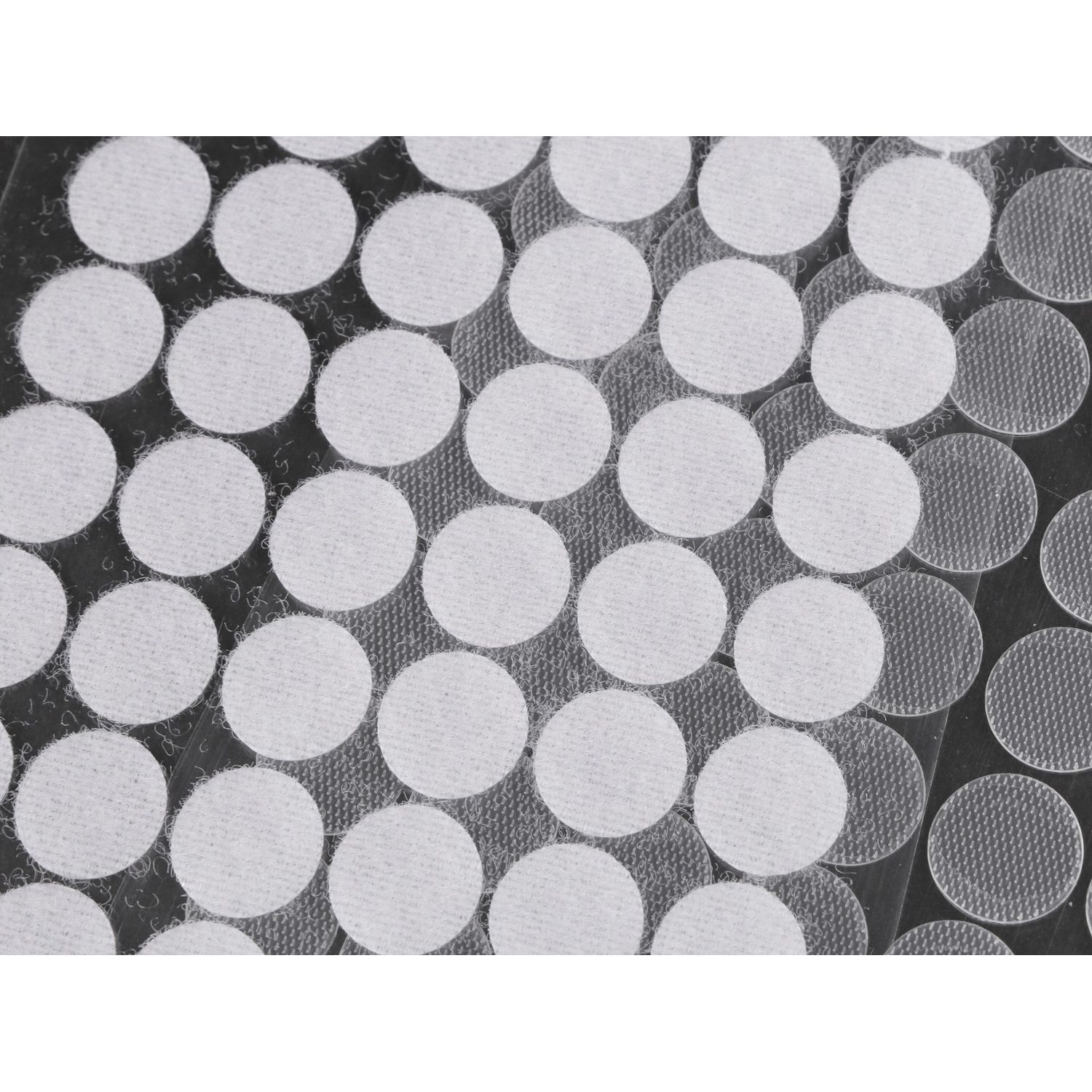 Set complet 60 buline arici autoadezive, puf si scai, 15 mm, Transparent fotografia produsului View 2 L