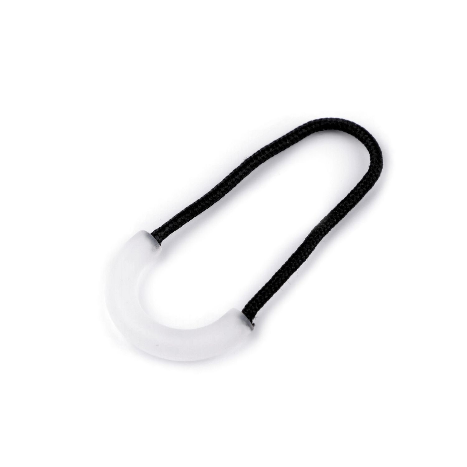 Tragator pentru fermoar 63 mm, Negru transparent fotografia produsului