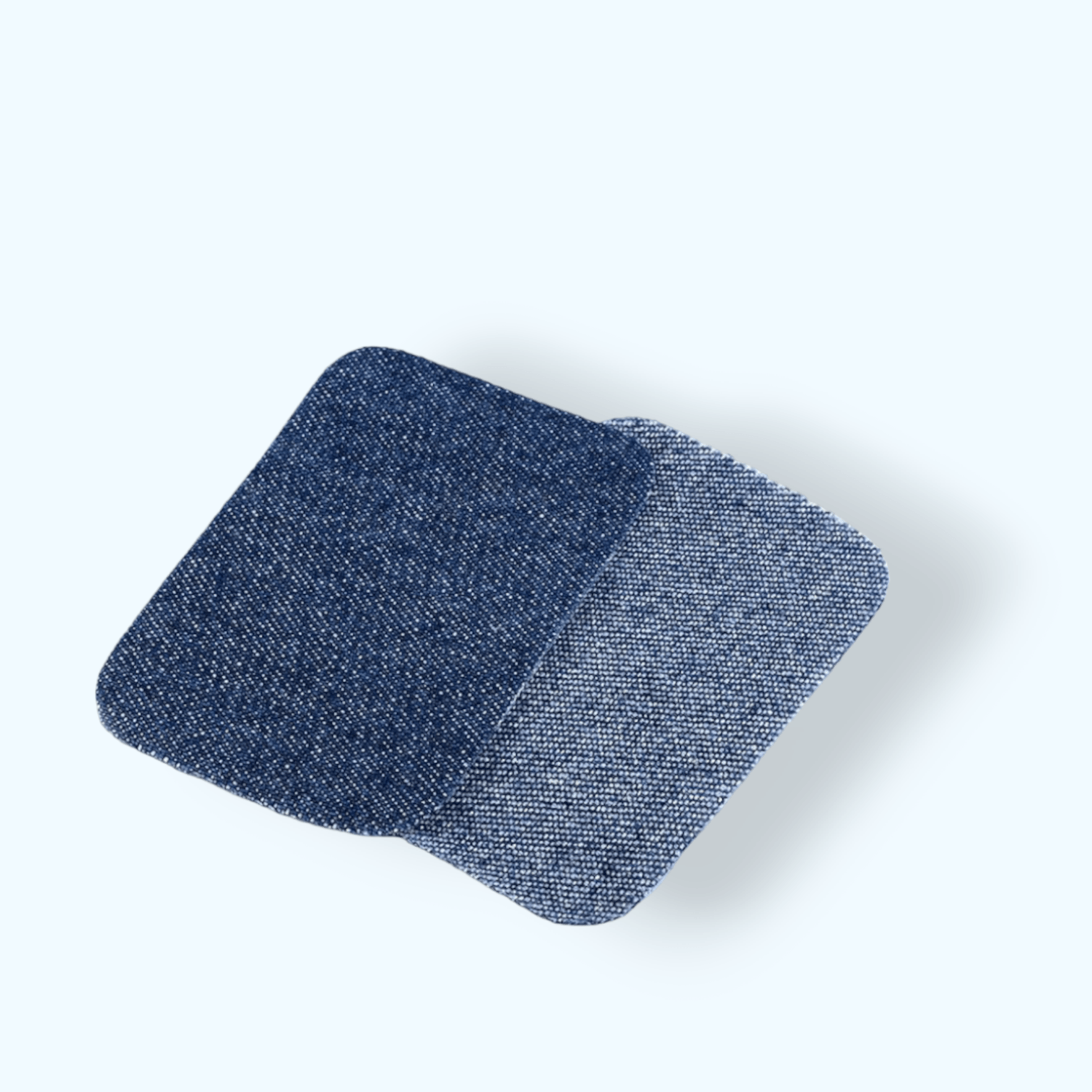 Set 10 petice termoadezive Jeans Altima, 7,6 x 4,9 cm, Albastru delta fotografia produsului View 2 L