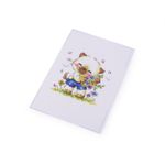 Set de brodat pentru copii, model imprimat 14 x 20 cm, Pisica fotografia produsului