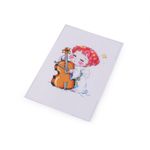 Set de brodat pentru copii, model imprimat 14 x 20 cm, Ingeras fotografia produsului