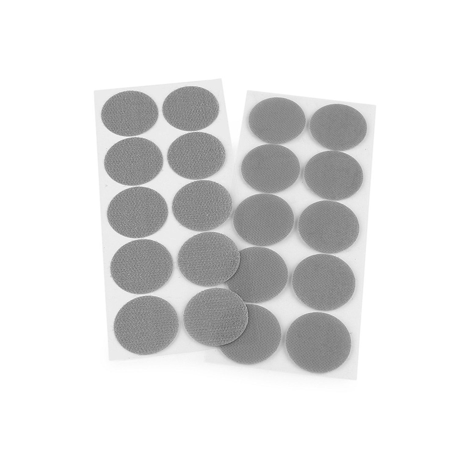 Set complet 10 buline arici autoadezive, puf si scai, 35 mm, Gri fotografia produsului