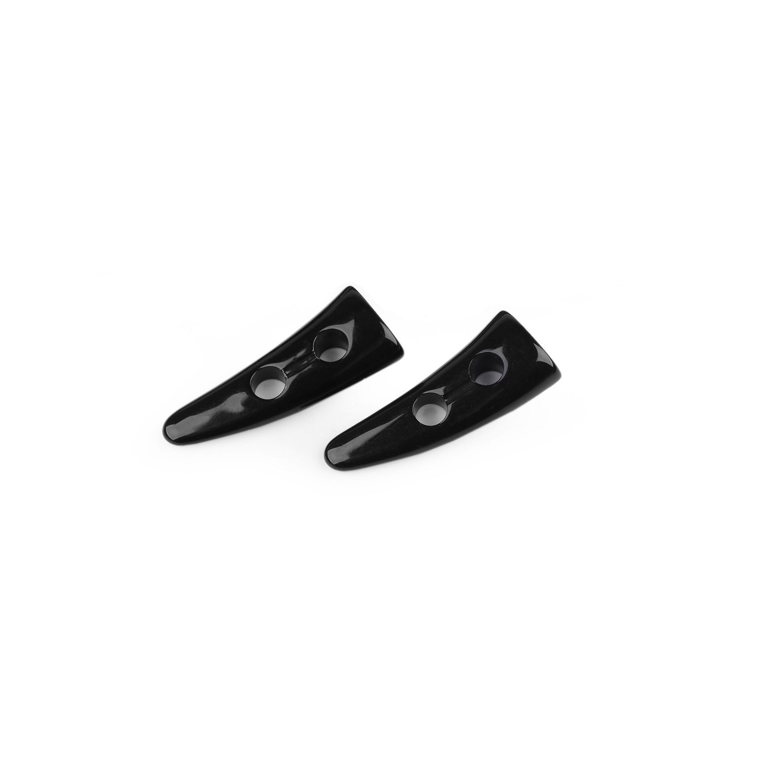 Set 10 nasturi din plastic, tip corn 16 x 41 mm Negru fotografia produsului