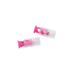 Set 2 opritori pentru elastic sau snur 9 x 24 mm Roz fotografia produsului
