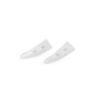 Set 10 nasturi din plastic, tip corn 16 x 41 mm Alb laptos fotografia produsului