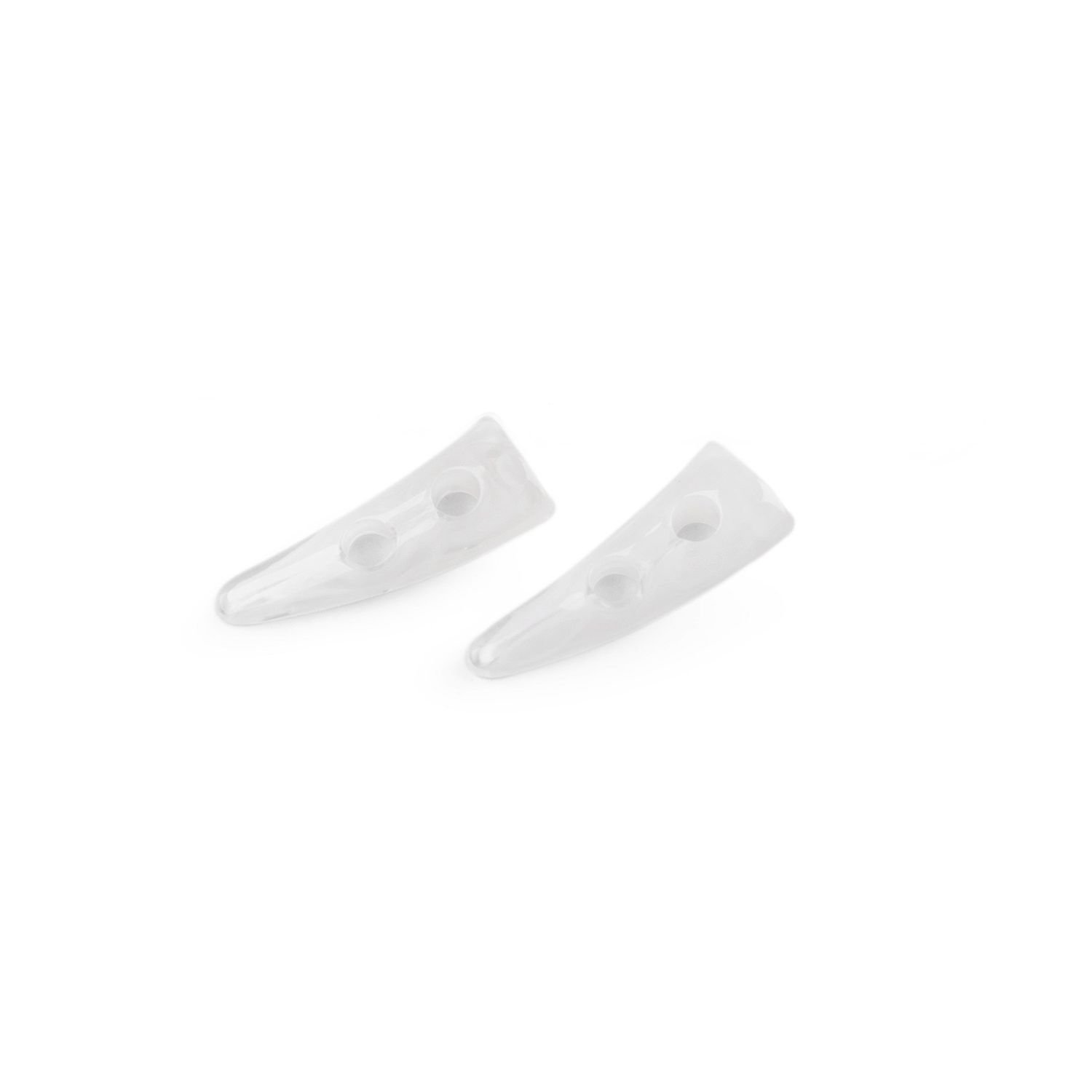 Set 10 nasturi din plastic, tip corn 16 x 41 mm Alb laptos fotografia produsului