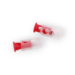 Set 2 opritori pentru elastic sau snur 9 x 24 mm Rosu fotografia produsului View 3 S
