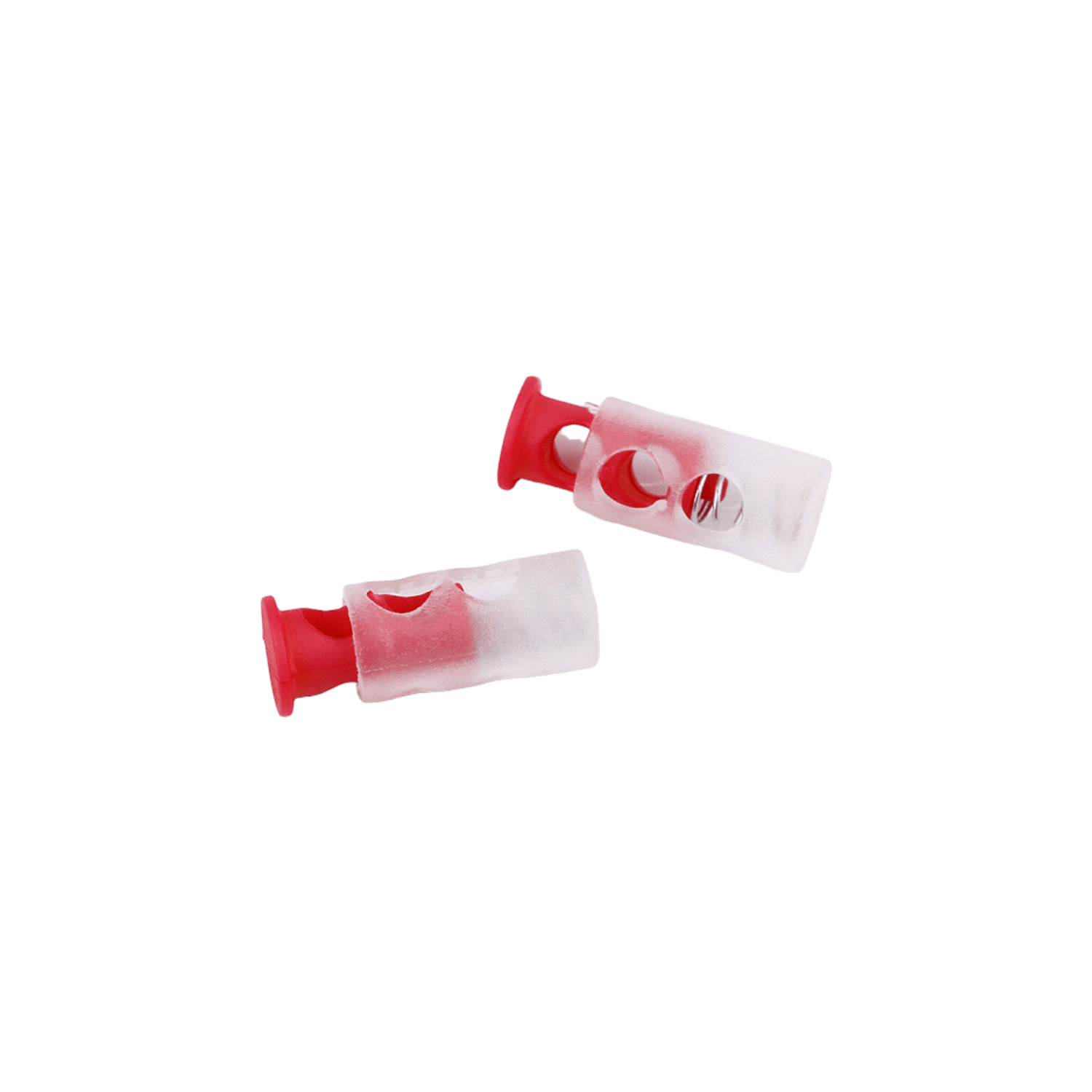 Set 2 opritori pentru elastic sau snur 9 x 24 mm Rosu fotografia produsului