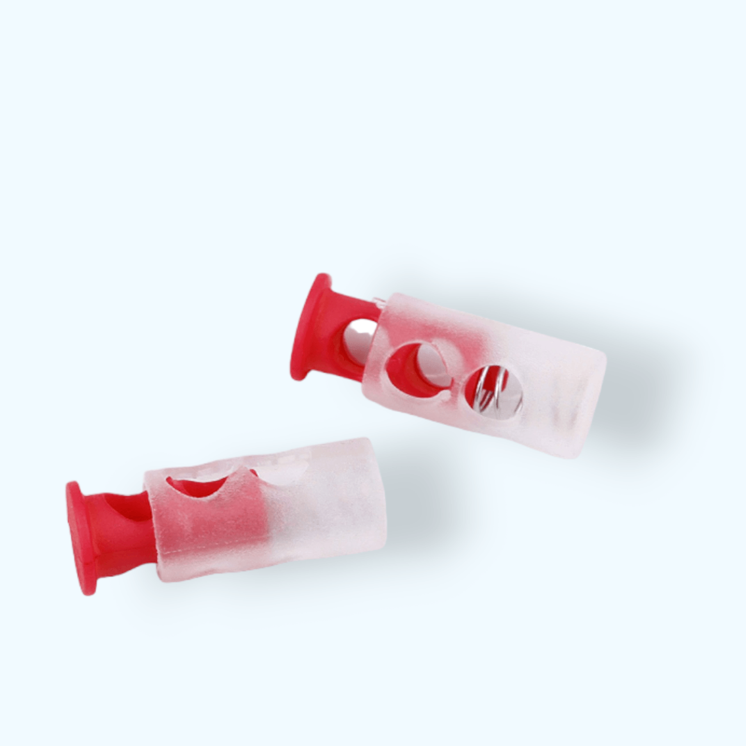 Set 2 opritori pentru elastic sau snur 9 x 24 mm Rosu fotografia produsului View 2 L