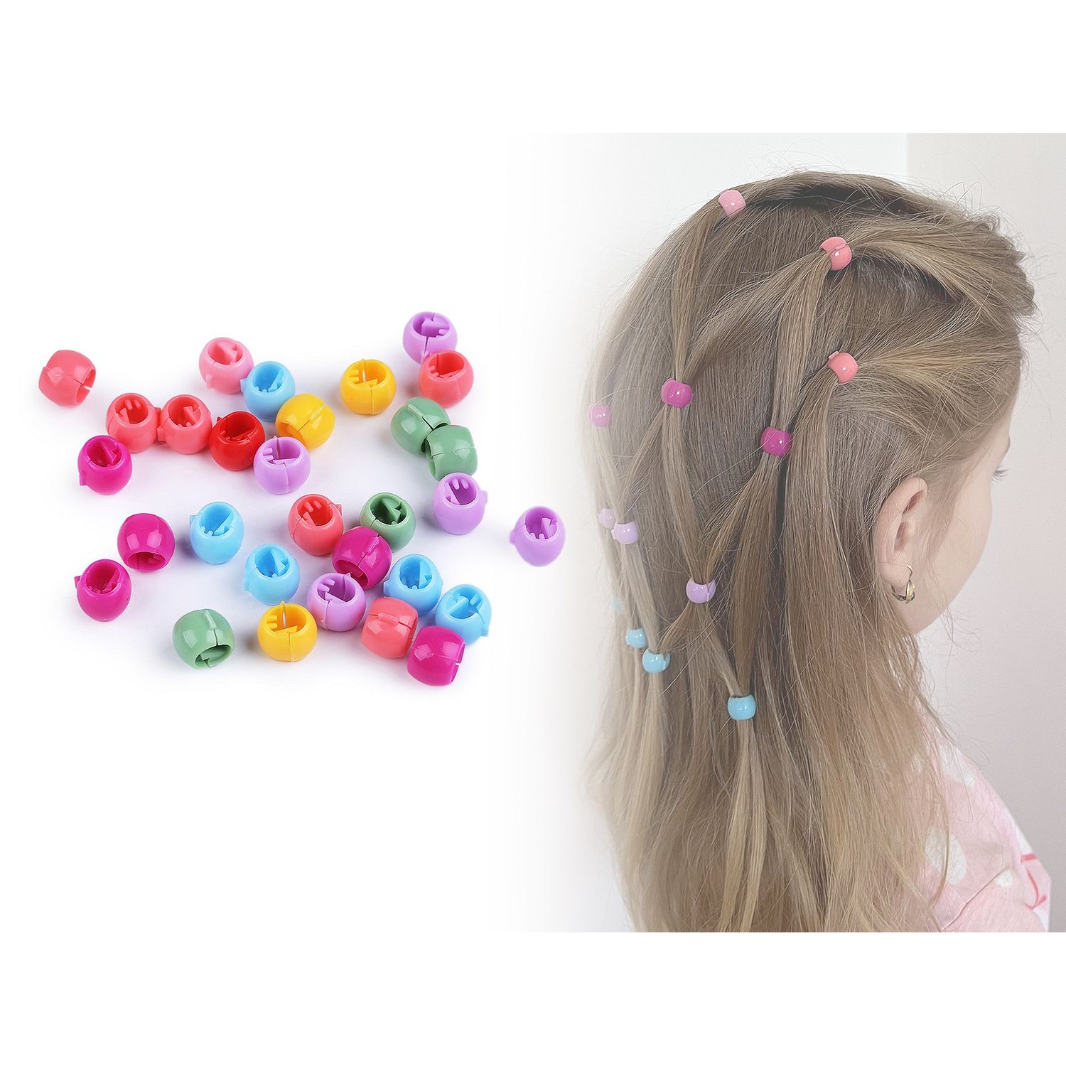 Set 30 accesorii decorative pentru par fetite Multicolor fotografia produsului View 7 L