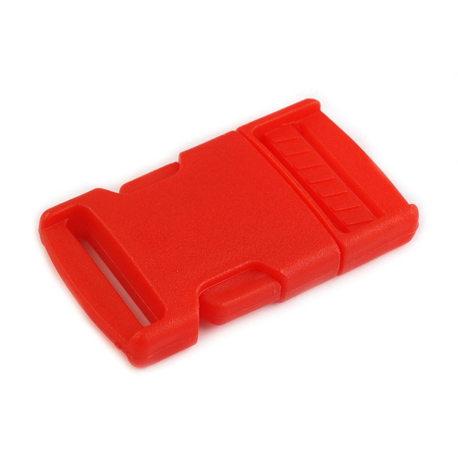 Catarama trident din plastic pentru textile, latime 25 mm, dimensiuni 32 x 58 mm Rosu fotografia produsului