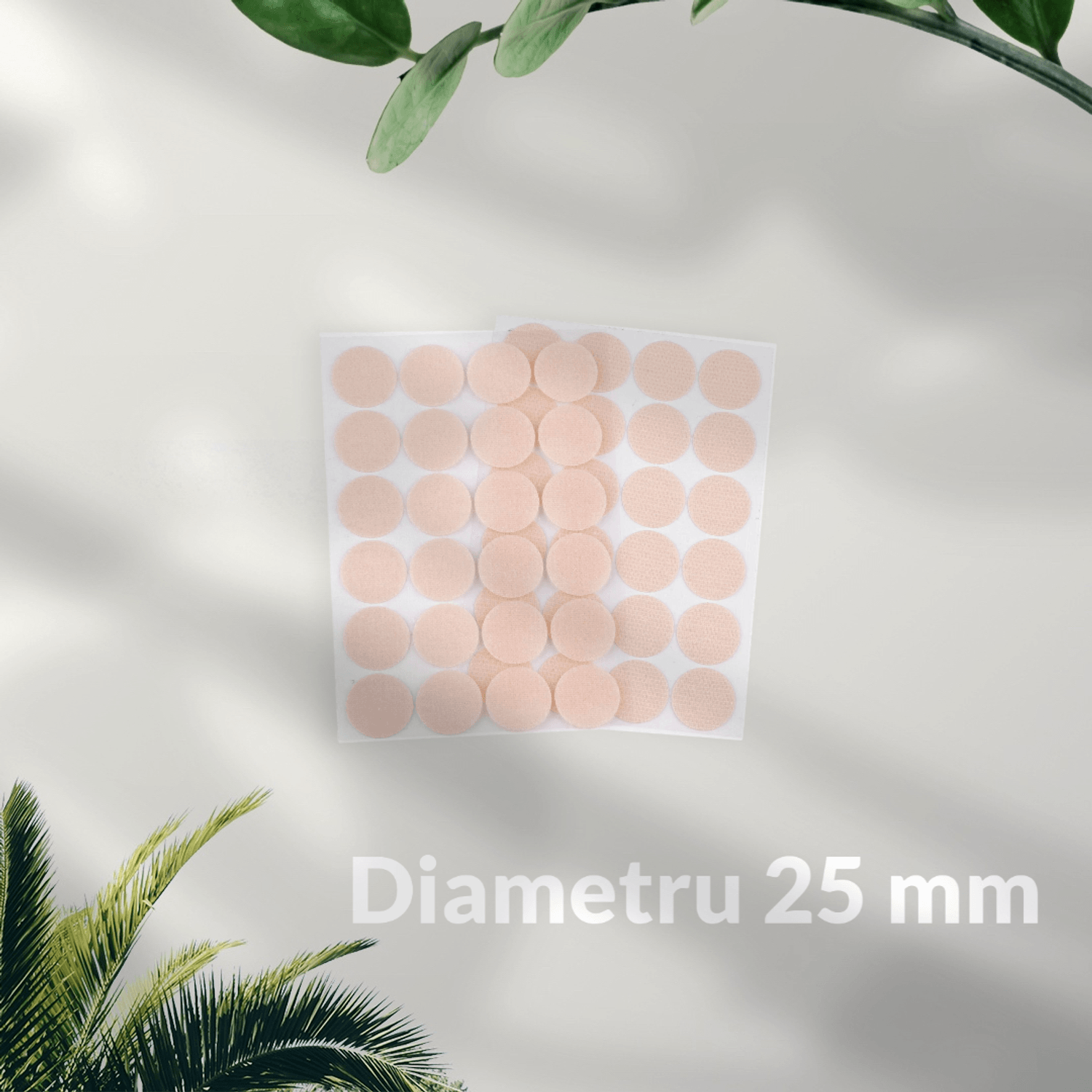 Set complet 24 buline arici autoadezive, puf si scai, 25 mm, Nude fotografia produsului View 2 L