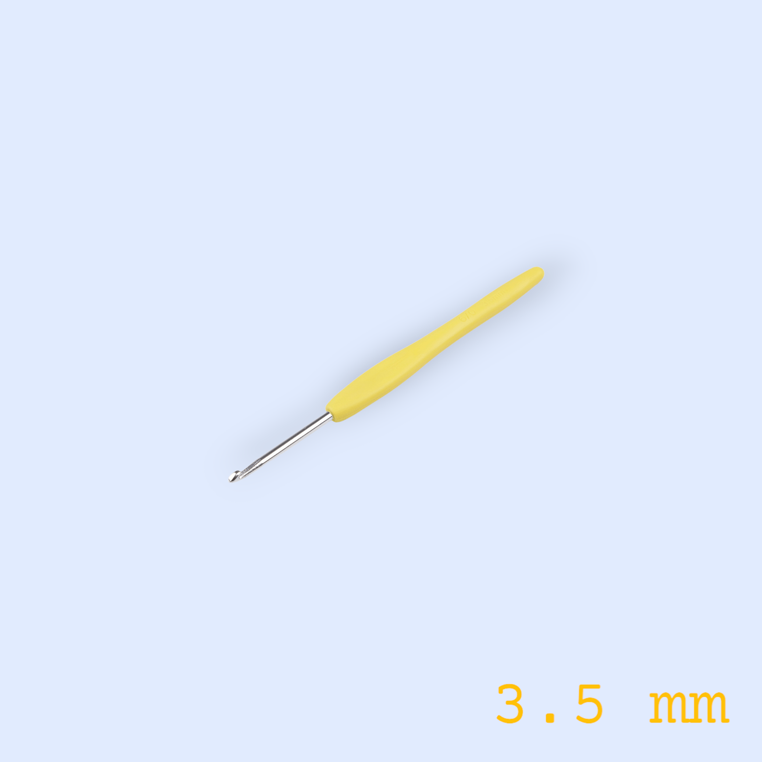 Croset cu maner din silicon dimensiune 3.5 mm Galben pal fotografia produsului View 2 L