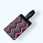 Eticheta pentru identificare bagaje 6,5 x 10 cm Zig zag multicolor fotografia produsului View 6 S