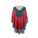 Rochie plaja tip Poncho, material nesifonabil, 115 x 85 cm, Fucsia fotografia produsului