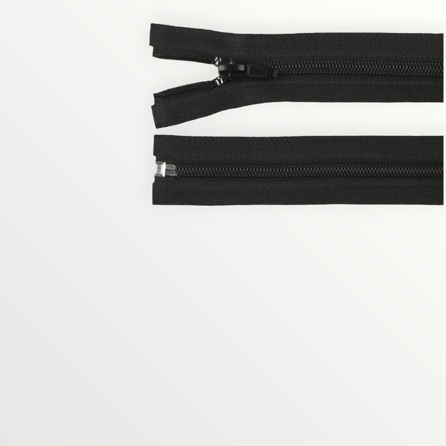 Fermoar plastic detasabil, spiralat, lung pentru cort 200 cm Negru fotografia produsului View 4 L