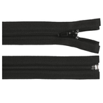 Fermoar plastic detasabil, spiralat, lung pentru cort 200 cm Negru fotografia produsului