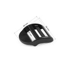 Catarama din plastic pentru ajustare 38 x 46 mm Negru fotografia produsului View 7 S
