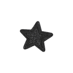 Aplicatie termoadeziva, stea 3.5 cm, Negru fotografia produsului