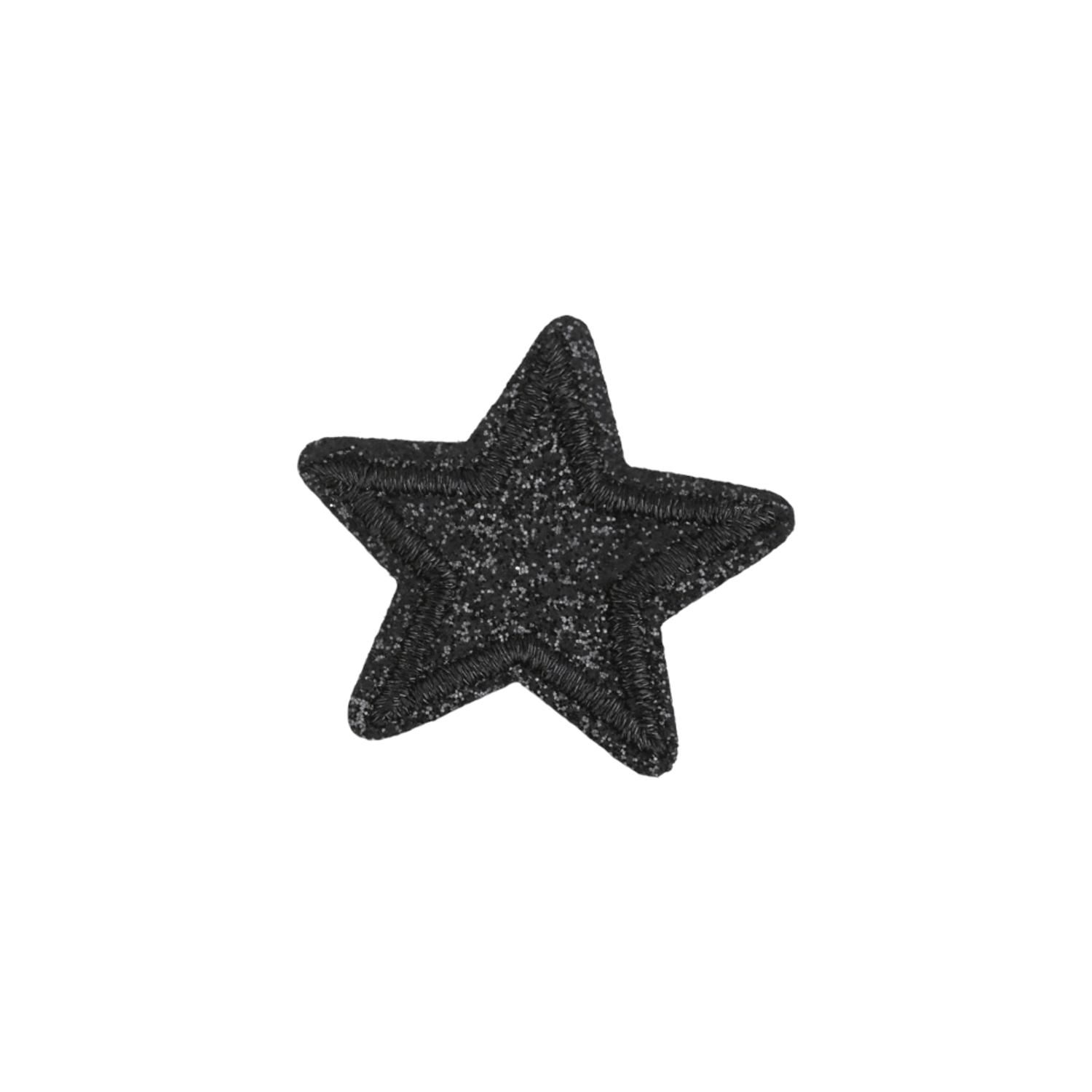 Aplicatie termoadeziva, stea 3.5 cm, Negru fotografia produsului