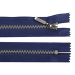 Fermoar metalic nedetasabil Jeans, lungime 14 cm, Bleumarin fotografia produsului