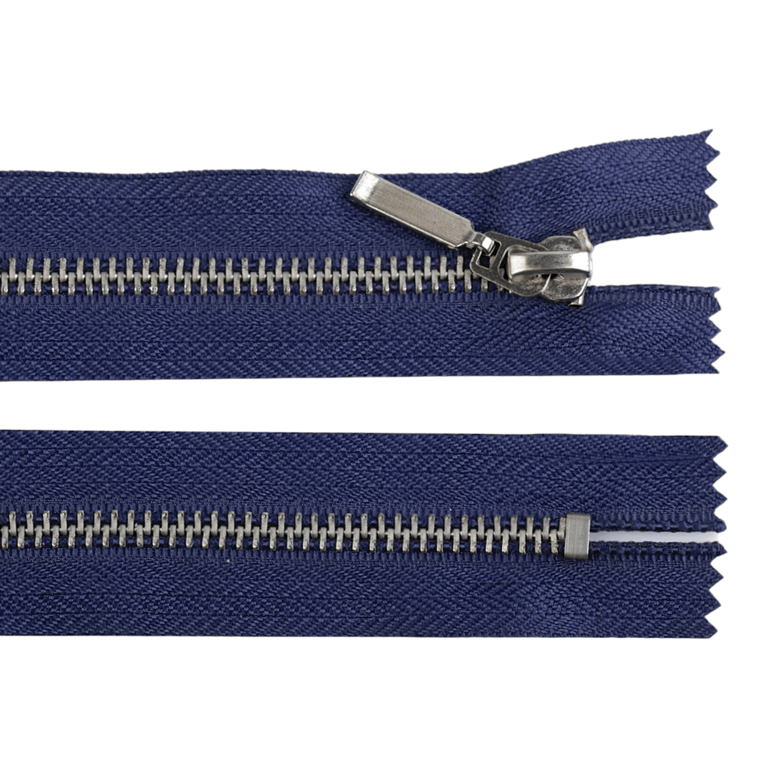 Fermoar metalic nedetasabil Jeans, lungime 14 cm, Bleumarin fotografia produsului