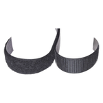 Banda velcro, arici complet puf si scai 2 x 20 cm, Negru fotografia produsului View 4 S