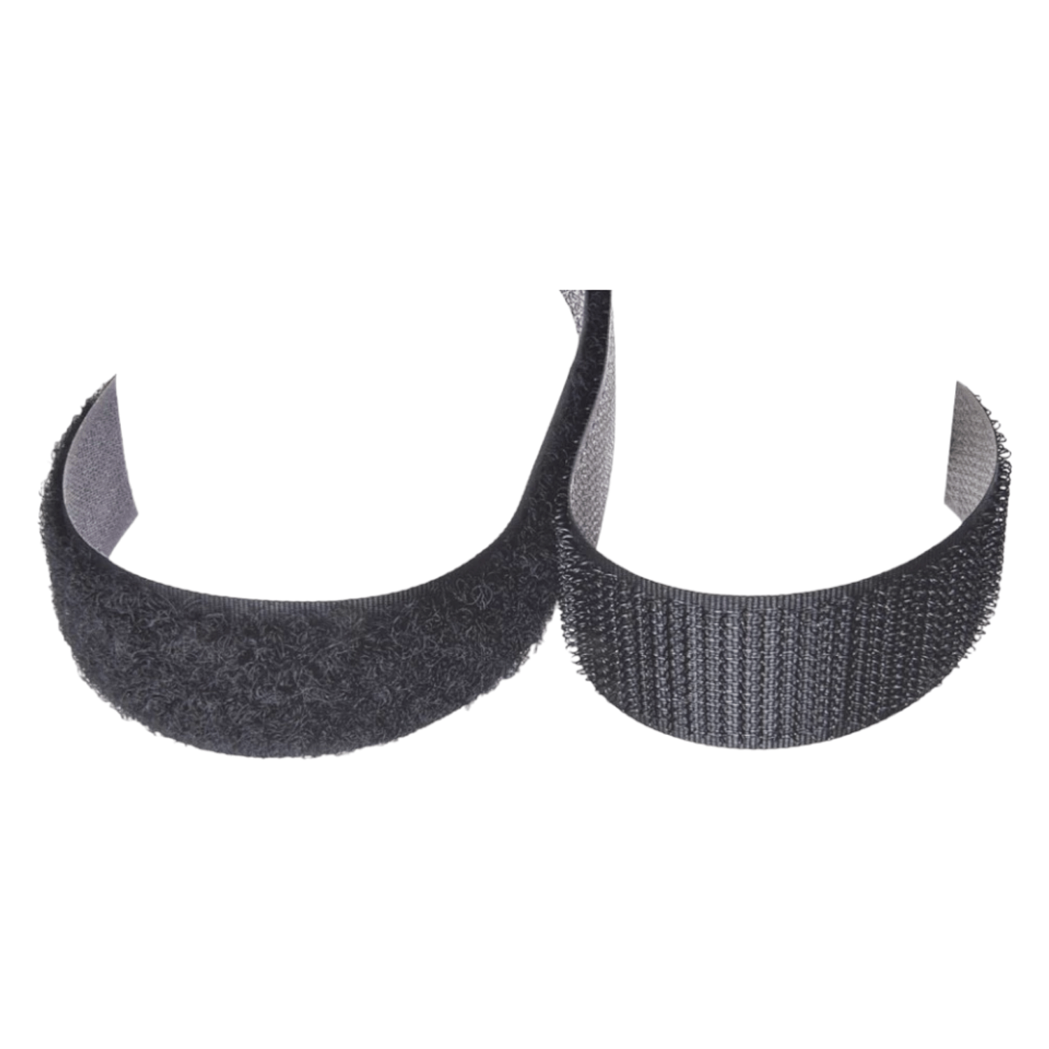 Banda velcro, arici complet puf si scai 2 x 20 cm, Negru fotografia produsului View 4 L