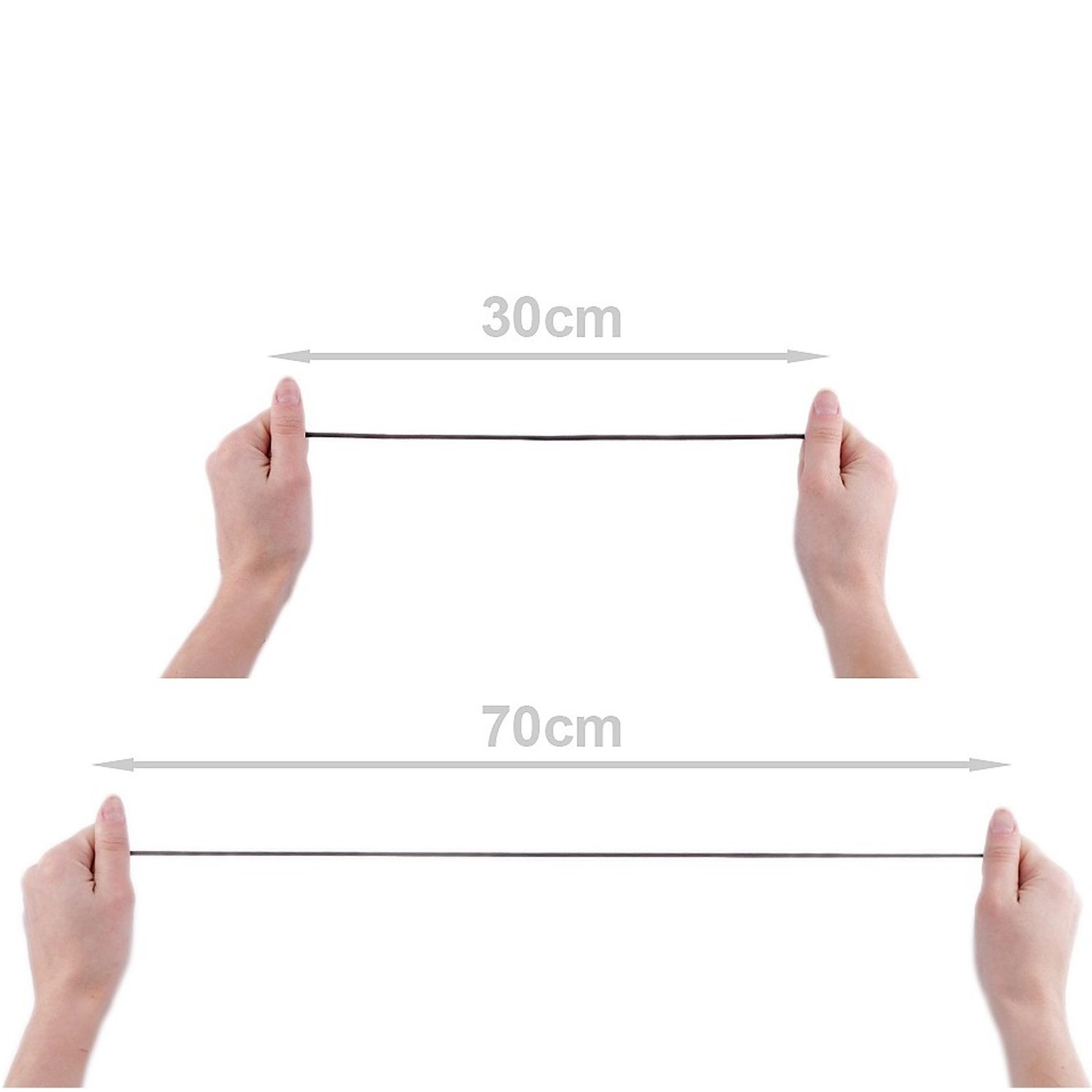 Elastic rotund, diametru 3 mm, lungime 3 m Negru fotografia produsului View 3 L