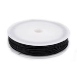 Fir elastic rotund, diamentru 0,8 mm, 18 m, Negru fotografia produsului