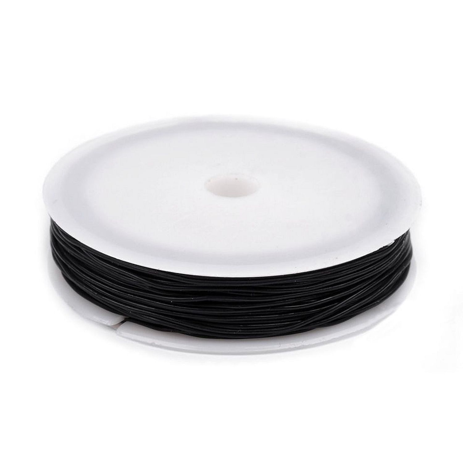 Fir elastic rotund, diamentru 0,8 mm, 18 m, Negru fotografia produsului