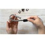 Clema plastic pentru lesa, diametru 14 mm Negru fotografia produsului View 5 S
