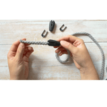 Clema plastic pentru lesa, diametru 10 mm Negru fotografia produsului View 4 S