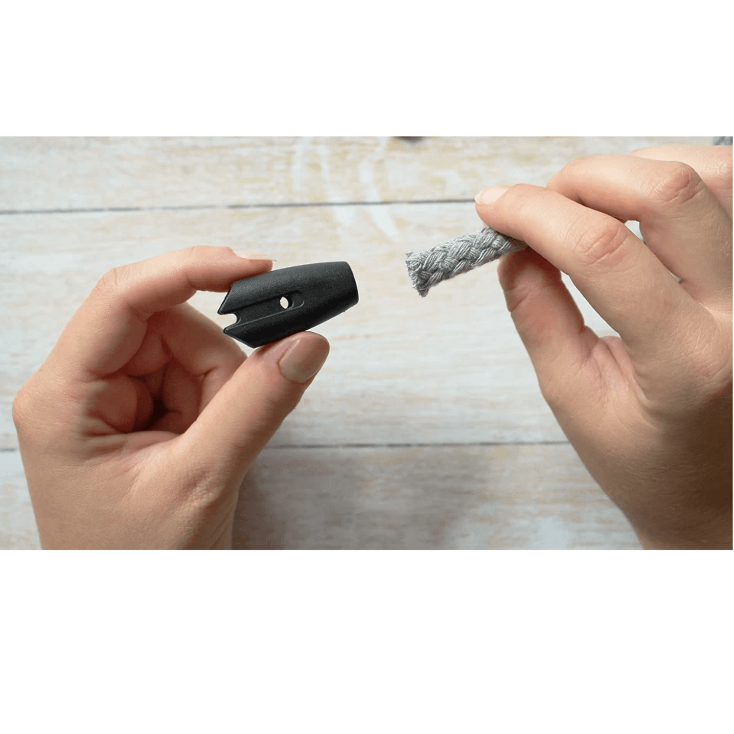Clema plastic pentru lesa, diametru 10 mm Negru fotografia produsului View 6 L
